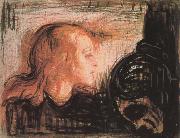 Edvard Munch Sick oil painting on canvas